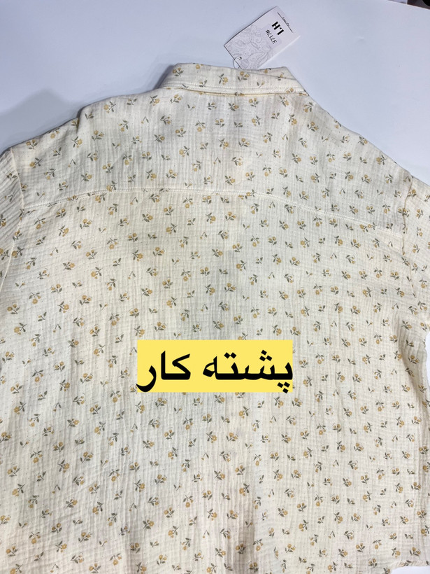 شومیز گلدار وارداتی کد۰۱۲۸ نخ پنبه با کیفیت